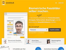 Tablet Screenshot of persofoto.de
